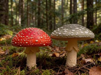 Чем отличается красный мухомор от пантерного?